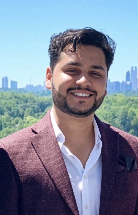 Portrait of Puru Gaur, founder of Shieldline Auto Group